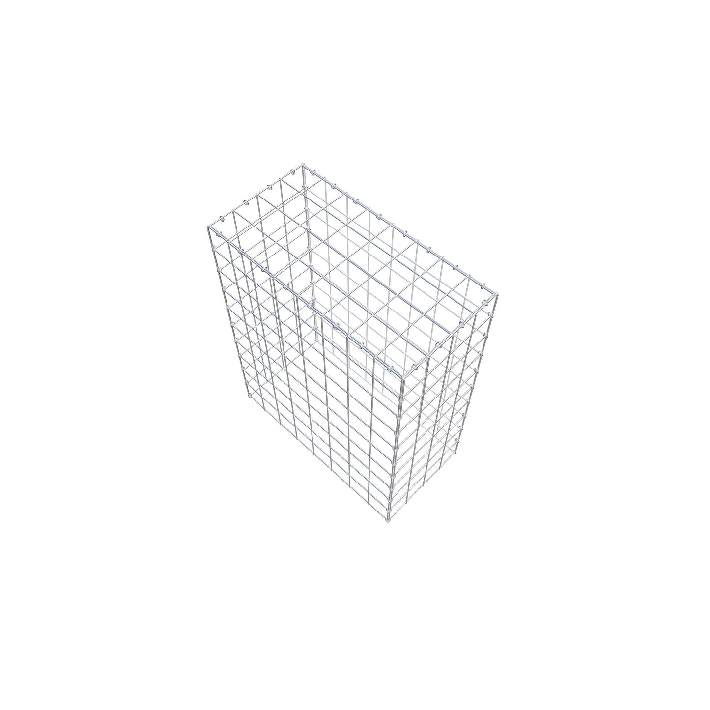 Type 3 oplegkorf 100 cm x 80 cm x 40 cm (L x H x D), maaswijdte 10 cm x 10 cm, C-ring