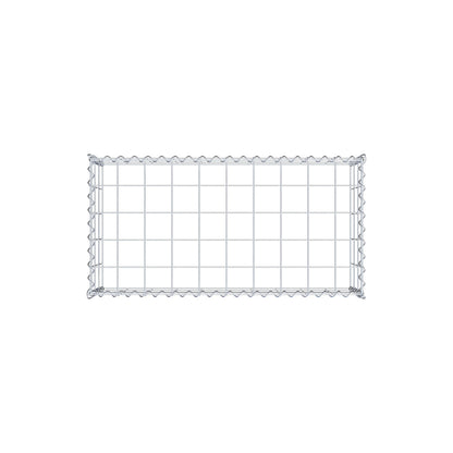 Add-on schanskorf type 3 100 cm x 30 cm x 50 cm (L x H x D), maaswijdte 10 cm x 10 cm, spiraal