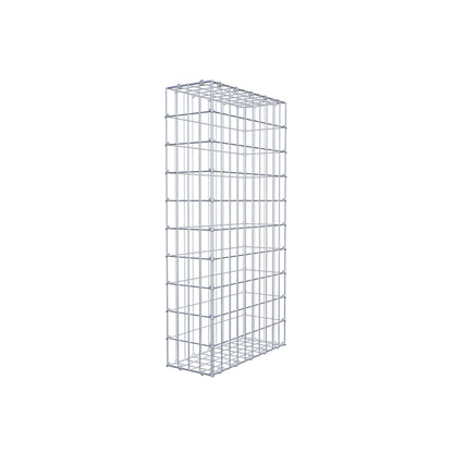 Gabbione 100 cm x 50 cm x 20 cm (L x H x P), maglia 5 cm x 10 cm, anello a C