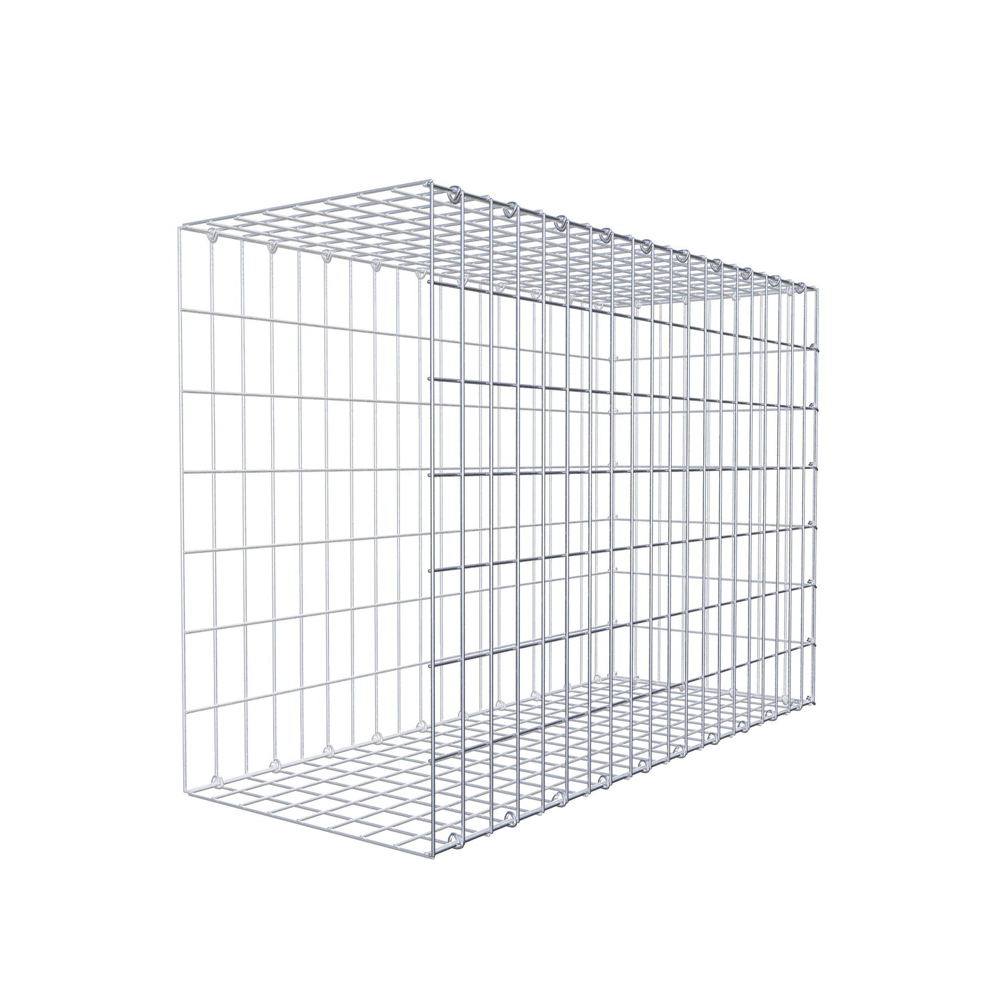 Opzetpaal type 2 100 cm x 70 cm x 40 cm, maaswijdte 5 cm x 10 cm, C-ring
