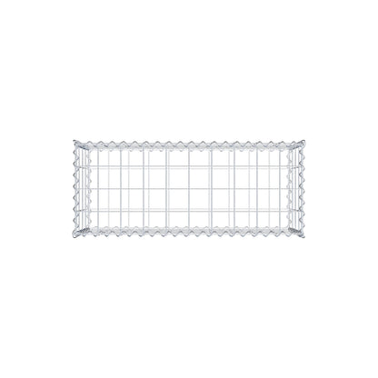 Gabion 100 cm x 40 cm x 40 cm (L x H x D), maskstorlek 10 cm x 10 cm, spiral