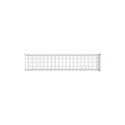 Gavión complementario tipo 2 100 cm x 20 cm x 20 cm (L x A x P), malla 5 cm x 5 cm, espiral