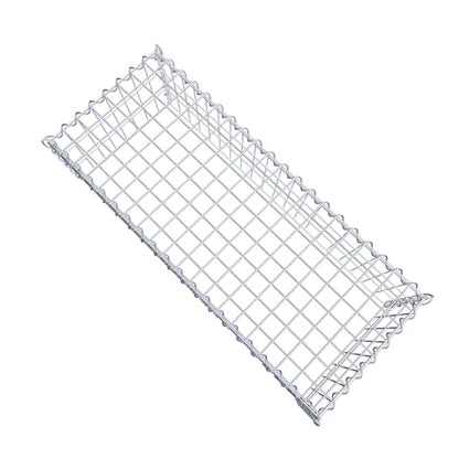 Aangegroeide schanskorf type 3 100 cm x 30 cm x 40 cm (L x H x D), maaswijdte 5 cm x 10 cm, spiraal