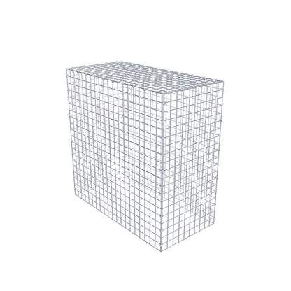 Opbouw schanskorf type 3 100 cm x 100 cm x 50 cm (L x H x D), maaswijdte 5 cm x 5 cm, C-ring