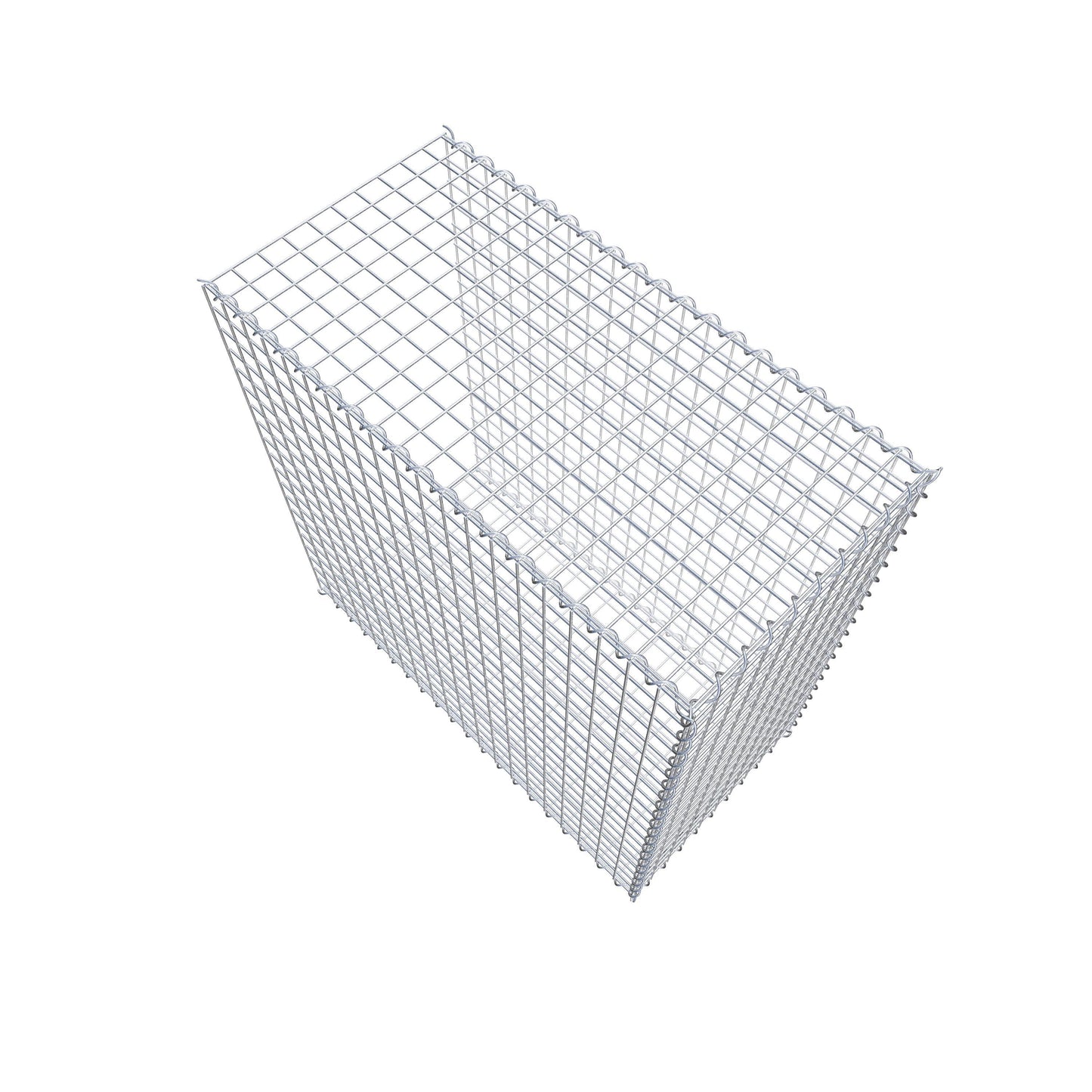 Add-on schanskorf type 2 100 cm x 100 cm x 50 cm (L x H x D), maaswijdte 5 cm x 5 cm, spiraalvormig