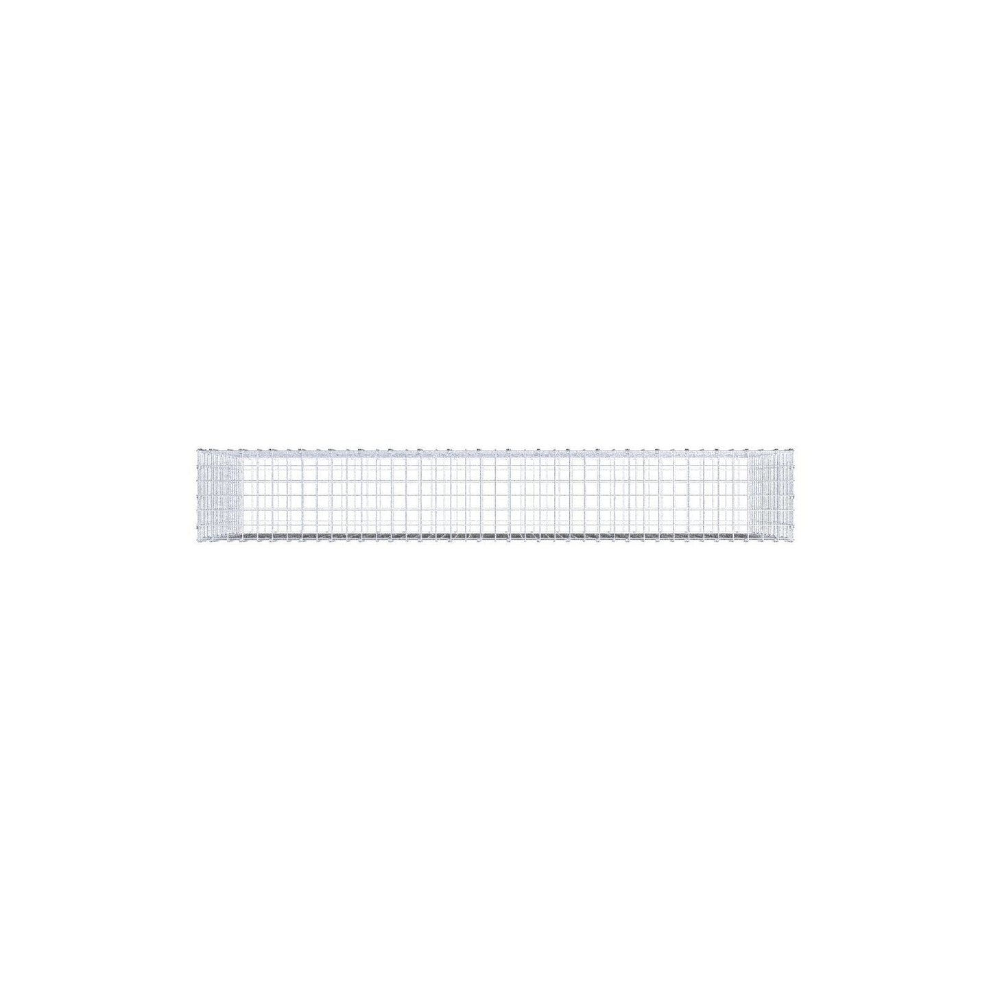 Gabion 200 cm x 100 cm x 30 cm (L x H x D), mesh size 5 x 5 cm, spiral ring