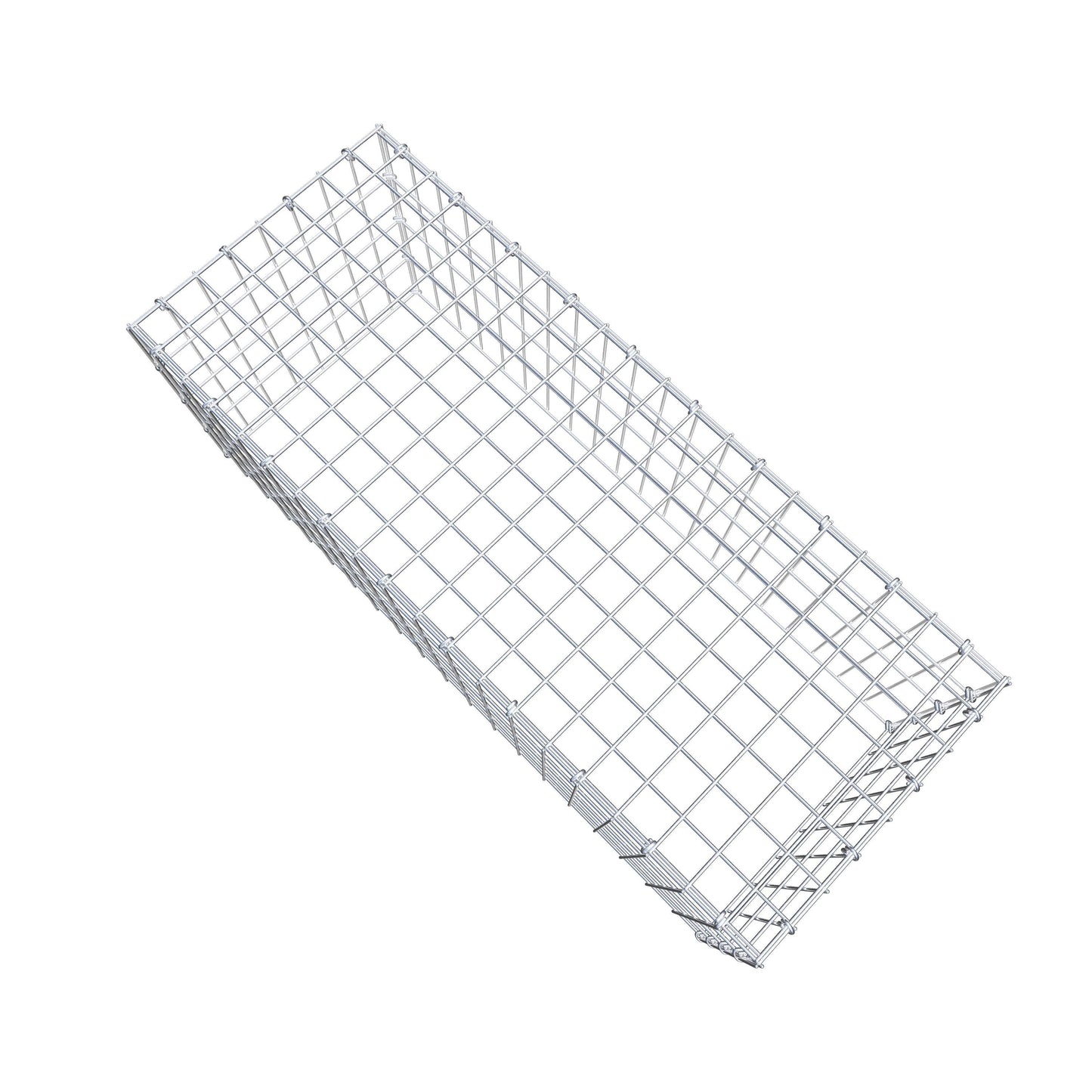 Type 3 oplegkorf 100 cm x 40 cm x 40 cm (L x H x D), maaswijdte 5 cm x 10 cm, C-ring