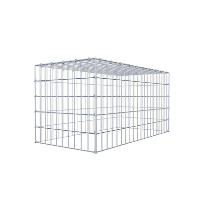 Type 3 oplegkorf 100 cm x 50 cm x 50 cm (L x H x D), maaswijdte 5 cm x 10 cm, C-ring