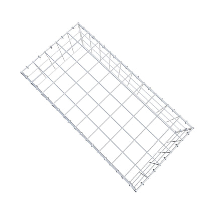 Type 3 oplegkorf 100 cm x 30 cm x 50 cm (L x H x D), maaswijdte 10 cm x 10 cm, C-ring