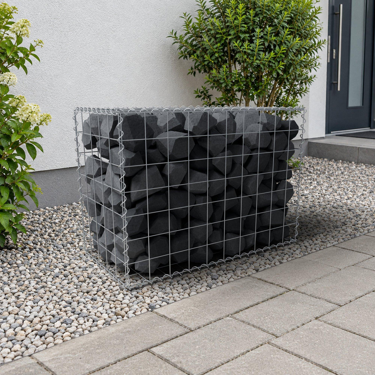Gabione 100 cm x 70 cm x 50 cm (L x H x T), Maschenweite 10 cm x 10 cm, Spirale