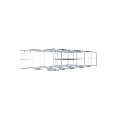 Fourche rapportée type 2 100 cm x 20 cm x 50 cm (L x H x P), mailles 10 cm x 10 cm, anneau C