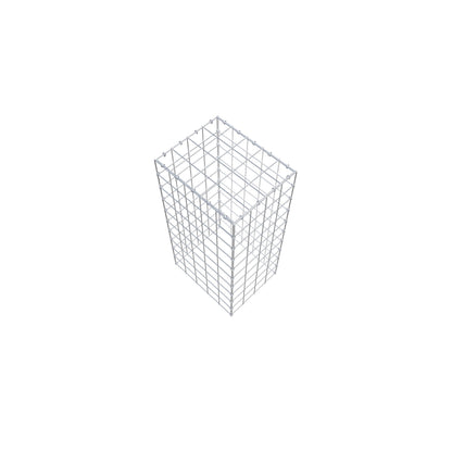 Type 3 oplegkorf 100 cm x 50 cm x 40 cm (L x H x D), maaswijdte 10 cm x 10 cm, C-ring