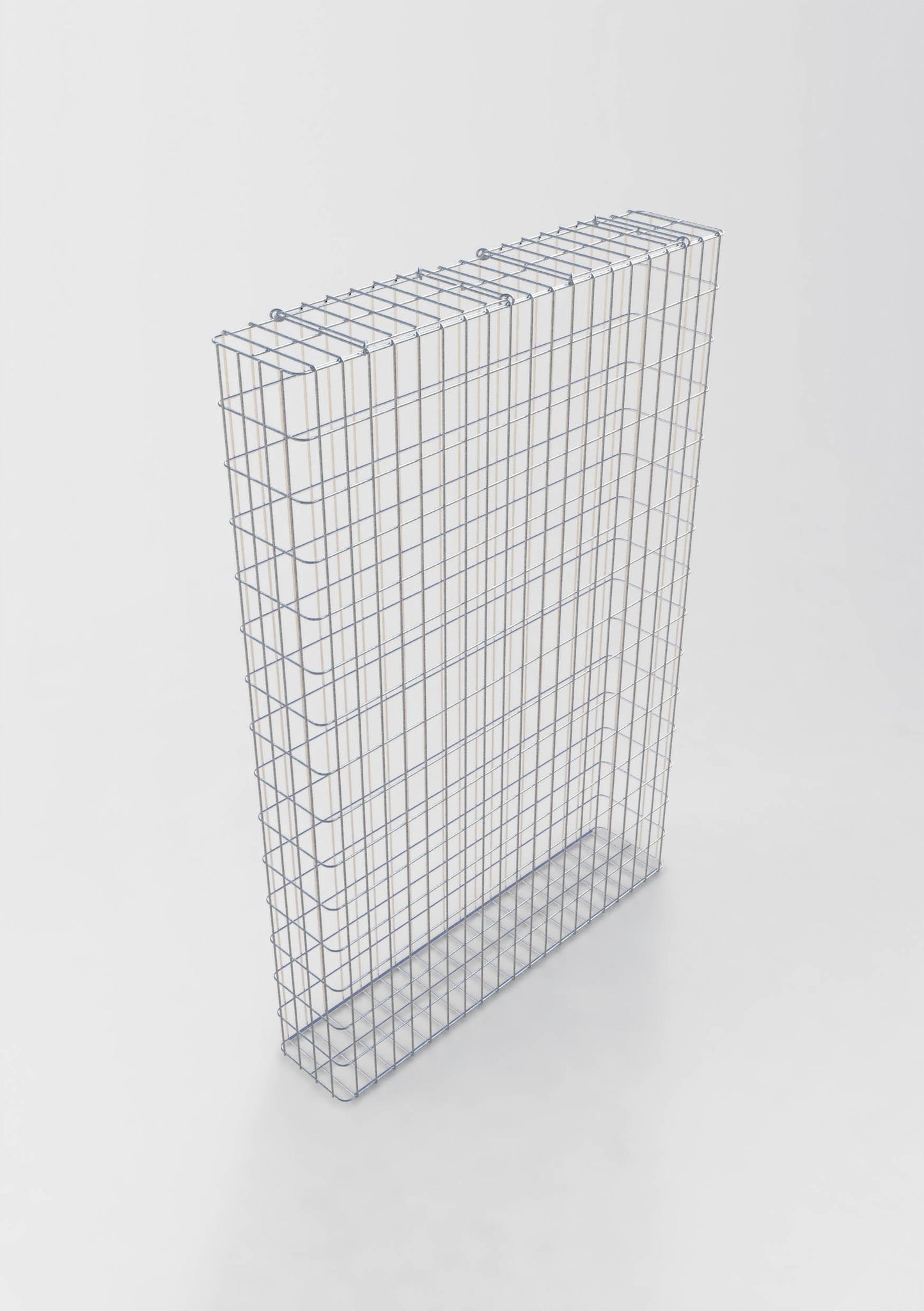 Thermisch verzinkte schanskorf 102 cm x 152 cm x 22 cm, maaswijdte 5 cm x 10 cm, volledig gelast