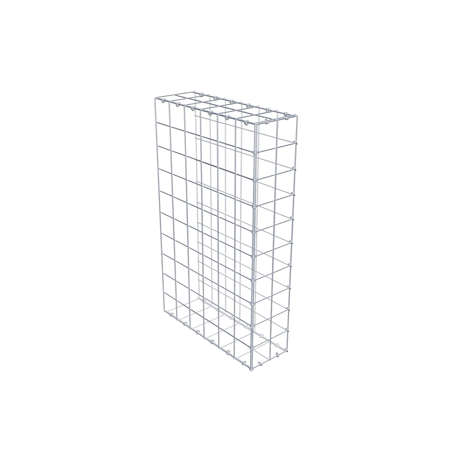 Type 2 oplegkorf 100 cm x 60 cm x 20 cm (L x H x D), maaswijdte 10 cm x 10 cm, C-ring