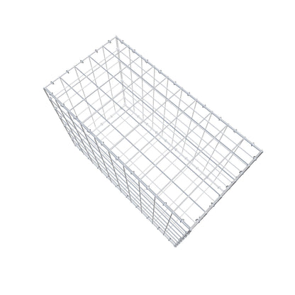 Gabion 100 cm x 70 cm x 50 cm (L x H x D), maskstorlek 10 cm x 10 cm, C-ring