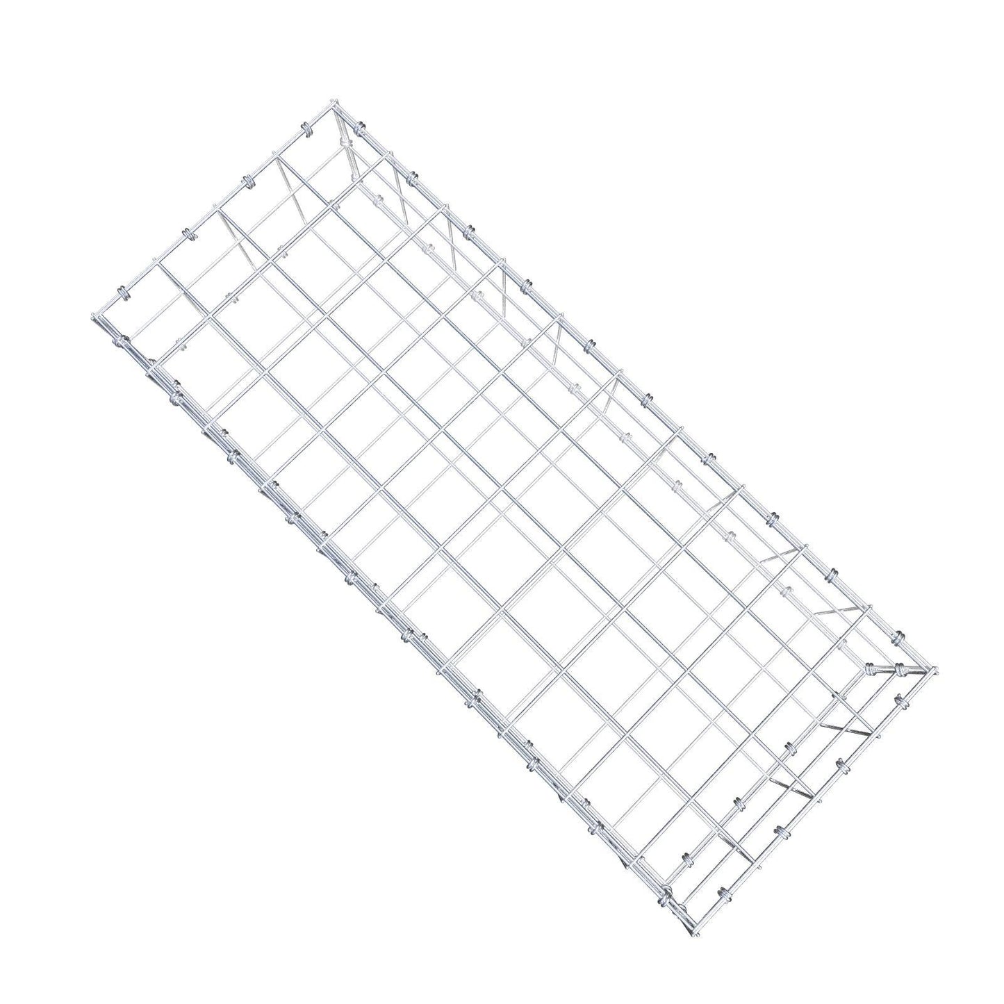 Schanskorf 100 cm x 20 cm x 40 cm (L x H x D), maaswijdte 10 x 10 cm, spiraalring