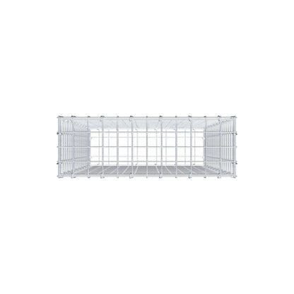 Gabion 100 cm x 60 cm x 20 cm (L x H x P), mailles 5 cm x 5 cm, anneau en C