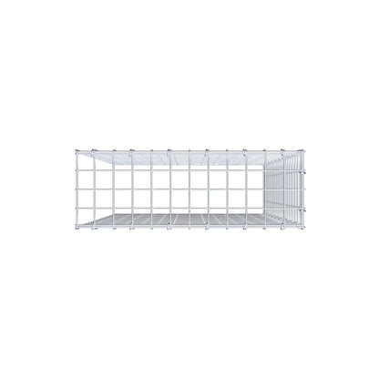 Type 4 oplegkorf 100 cm x 60 cm x 20 cm (L x H x D), maaswijdte 5 cm x 5 cm, C-ring