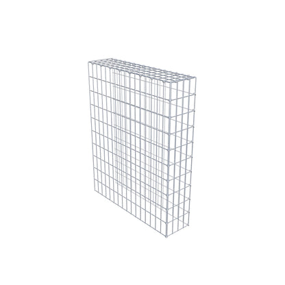 Monteret gabion type 4 100 cm x 80 cm x 20 cm (L x H x D), maskestørrelse 5 cm x 10 cm, C-ring