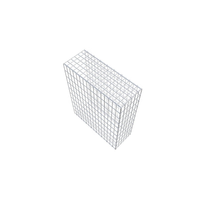 Anbaugabione Typ 2 100 cm x 80 cm x 30 cm, Maschenweite 5 cm x 10 cm, C-Ring