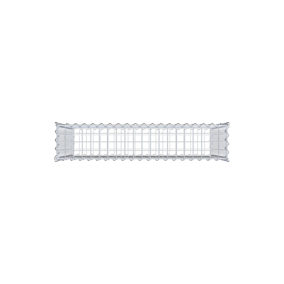 Gabion 100 cm x 70 cm x 20 cm (L x H x P), mailles 5 cm x 5 cm, spirale