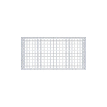 Gabião 100 cm x 20 cm x 50 cm (C x A x P), malhagem 5 cm x 5 cm, anel C
