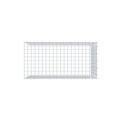 Opzetpaal type 4 100 cm x 60 cm x 50 cm (L x H x D), maaswijdte 5 cm x 5 cm, C-ring