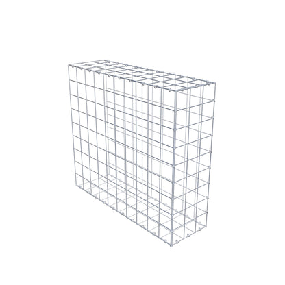 Fourche rapportée type 2 100 cm x 90 cm x 30 cm (L x H x P), mailles 10 cm x 10 cm, anneau en C