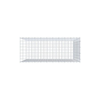 Type 2 oplegkorf 100 cm x 90 cm x 40 cm (L x H x D), maaswijdte 5 cm x 5 cm, C-ring