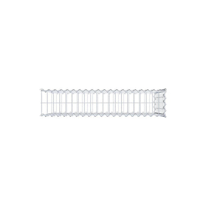 Gabion rapporté type 2 100 cm x 60 cm x 20 cm (L x H x P), mailles 5 cm x 10 cm, spirale