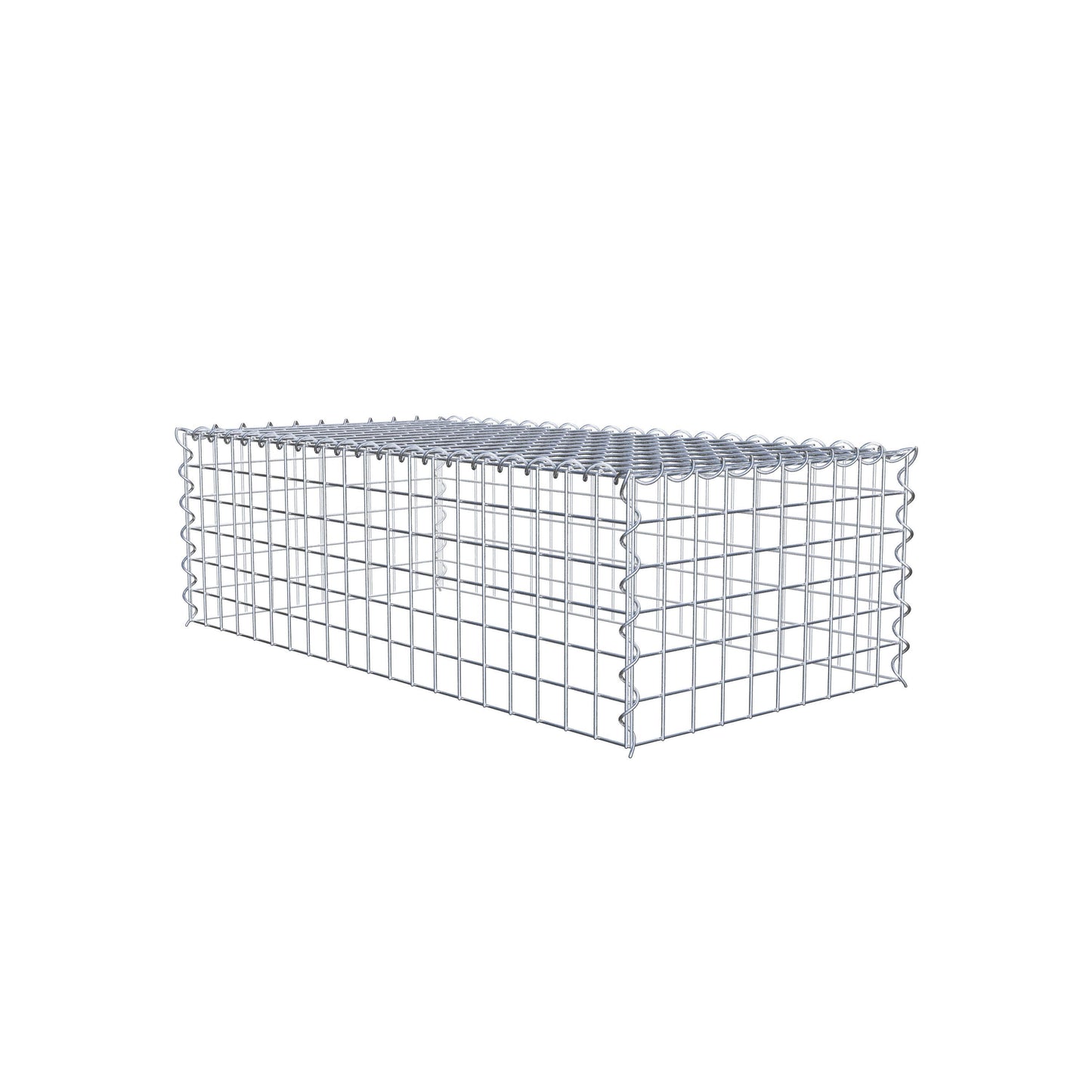 Add-on schanskorf type 3 100 cm x 30 cm x 50 cm (L x H x D), maaswijdte 5 cm x 5 cm, spiraalvormig