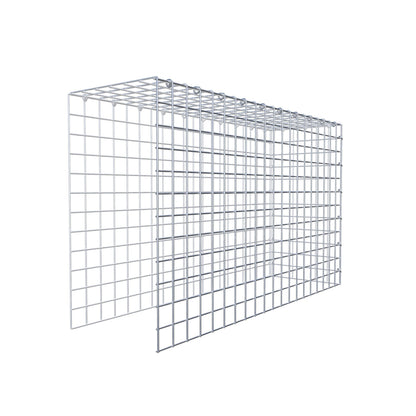 Gavión adicional tipo 4 100 cm x 60 cm x 30 cm (L x A x P), malla 5 cm x 5 cm, anillo en C