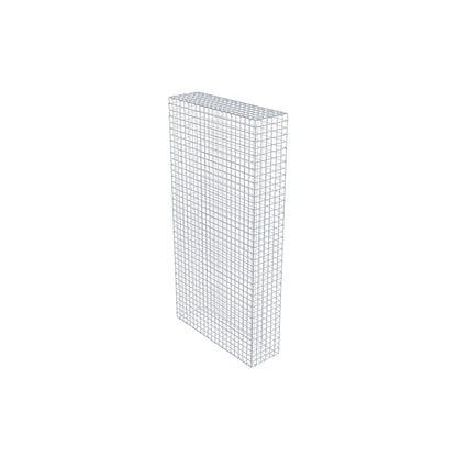 Gabion 200 cm x 100 cm x 30 cm (L x H x D), maskstorlek 5 cm x 5 cm, C-ring