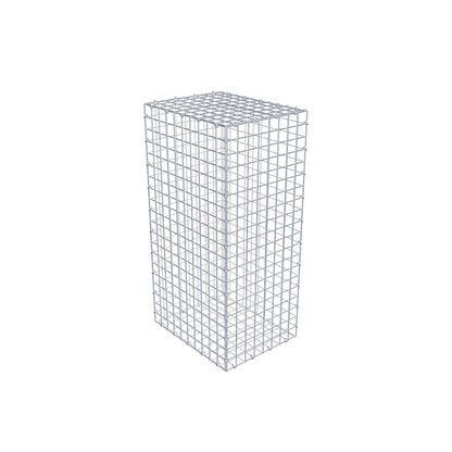 Gabion 100 cm x 50 cm x 40 cm (L x H x D), maskestørrelse 5 cm x 5 cm, C-ring