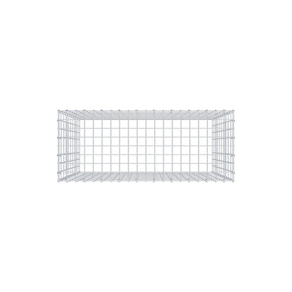 Anbaugabione Typ 3 100 cm x 100 cm x 40 cm (L x H x T), Maschenweite 5 cm x 10 cm, C-Ring