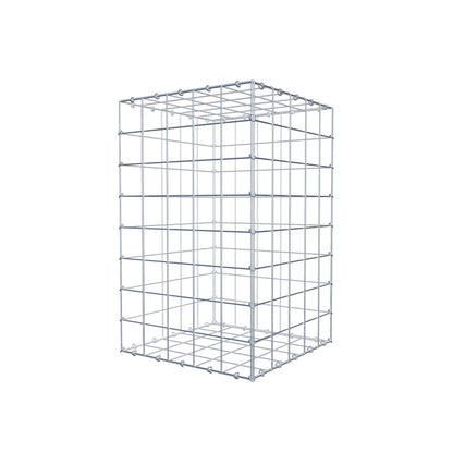Schanskorf 80 cm x 50 cm x 50 cm (L x H x D), maaswijdte 10 cm x 10 cm, C-ring