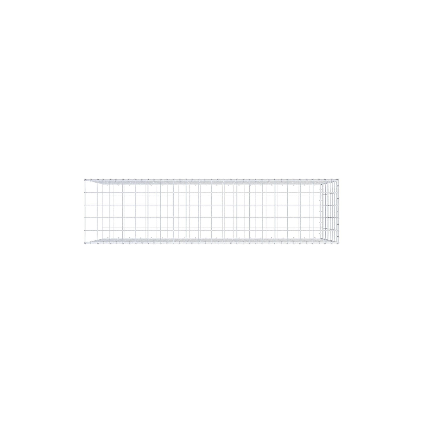 Opzetpaal type 2 200 cm x 100 cm x 50 cm (L x H x D), maaswijdte 10 cm x 10 cm, C-ring