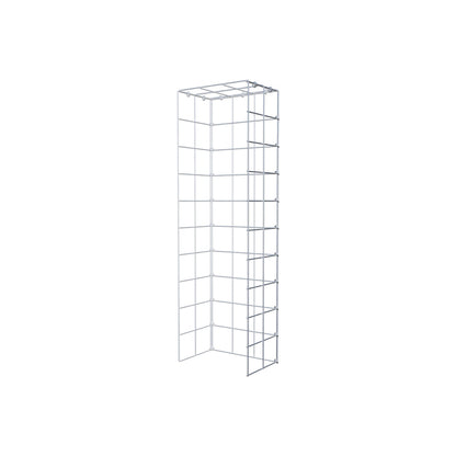 Gavión complementario de tipo 4 100 cm x 20 cm x 30 cm (L x A x P), malla 10 cm x 10 cm, anillo en C