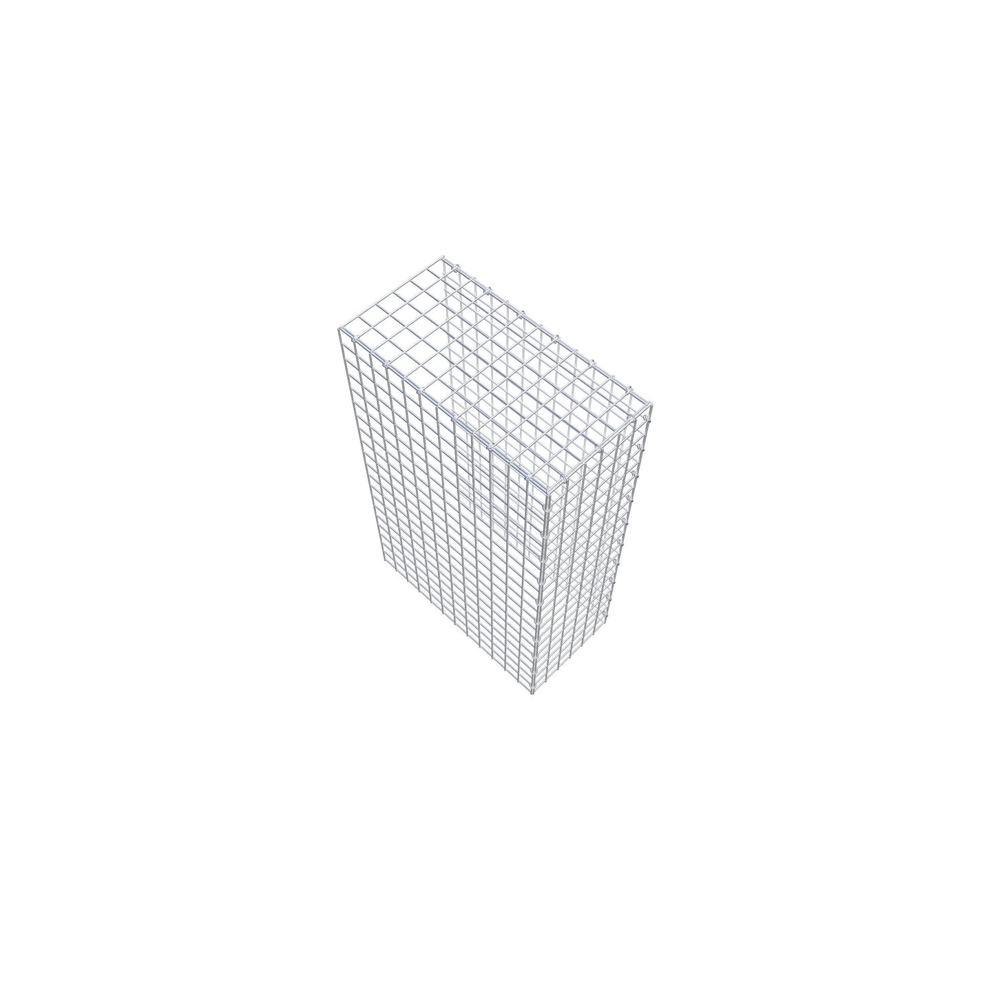 Gavión adicional tipo 4 100 cm x 60 cm x 30 cm (L x A x P), malla 5 cm x 5 cm, anillo en C