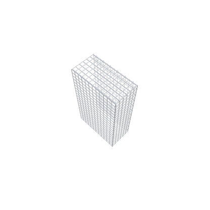 Gavión adicional tipo 4 100 cm x 60 cm x 30 cm (L x A x P), malla 5 cm x 5 cm, anillo en C