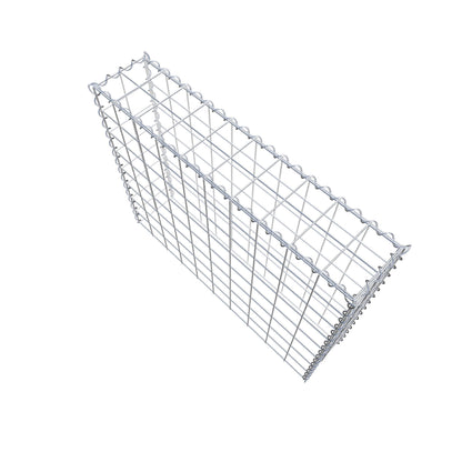 Gabion rapporté type 3 100 cm x 80 cm x 20 cm (L x H x P), mailles 10 cm x 10 cm, spirale