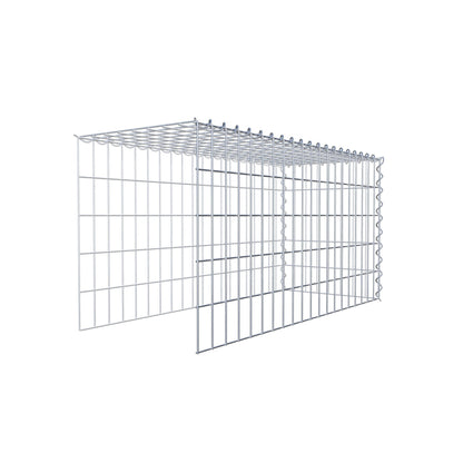 Add-on schanskorf type 4 100 cm x 50 cm x 40 cm (L x H x D), maaswijdte 5 cm x 10 cm, spiraalvormig