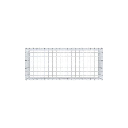 Opzetpaal type 3 100 cm x 40 cm x 40 cm (L x H x D), maaswijdte 5 cm x 5 cm, C-ring