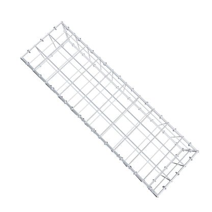 Gavión 100 cm x 20 cm x 30 cm (L x A x P), malla 10 cm x 10 cm, anillo en C