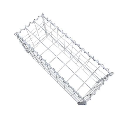 Add-on schanskorf type 3 80 cm x 40 cm x 30 cm (L x H x D), maaswijdte 10 cm x 10 cm, spiraalvormig