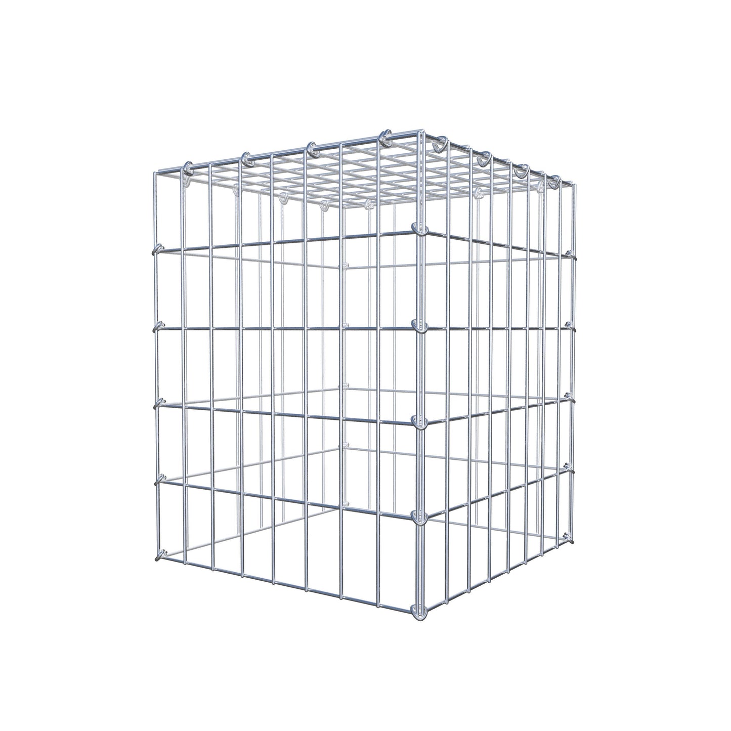 Fourche rapportée type 3 50 cm x 40 cm x 40 cm (L x H x P), mailles 5 cm x 10 cm, anneau C