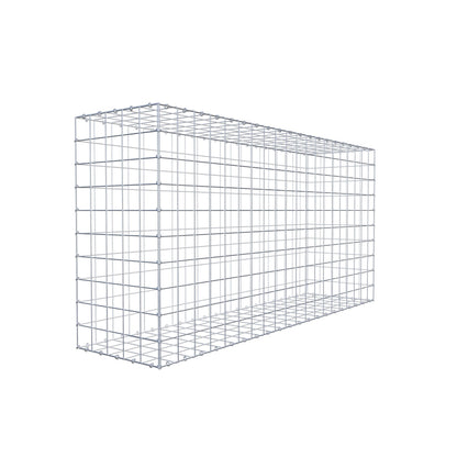 Gabion 200 cm x 100 cm x 50 cm (L x H x D), maskestørrelse 10 cm x 10 cm, C-ring