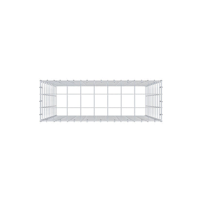 Type 3 oplegkorf 100 cm x 90 cm x 30 cm (L x H x D), maaswijdte 10 cm x 10 cm, C-ring