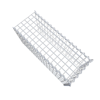 Aangegroeide schanskorf type 4 80 cm x 40 cm x 30 cm (L x H x D), maaswijdte 5 cm x 10 cm, spiraal