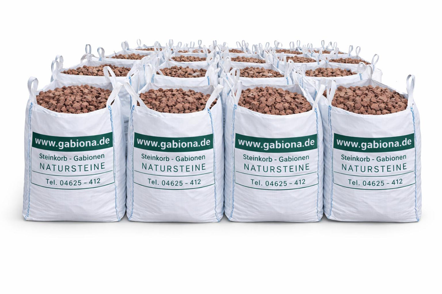 5x Big Bags 95 x 65 x 120 cm (C x P x A) - com impressão - muito estável - 1.250 kg SWL